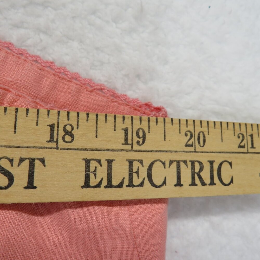 Old Navy Dress Womens‎ 16 Pink Linen Sleeveless Tank Summer Casual Midi Sundress - Picture 3 of 11
